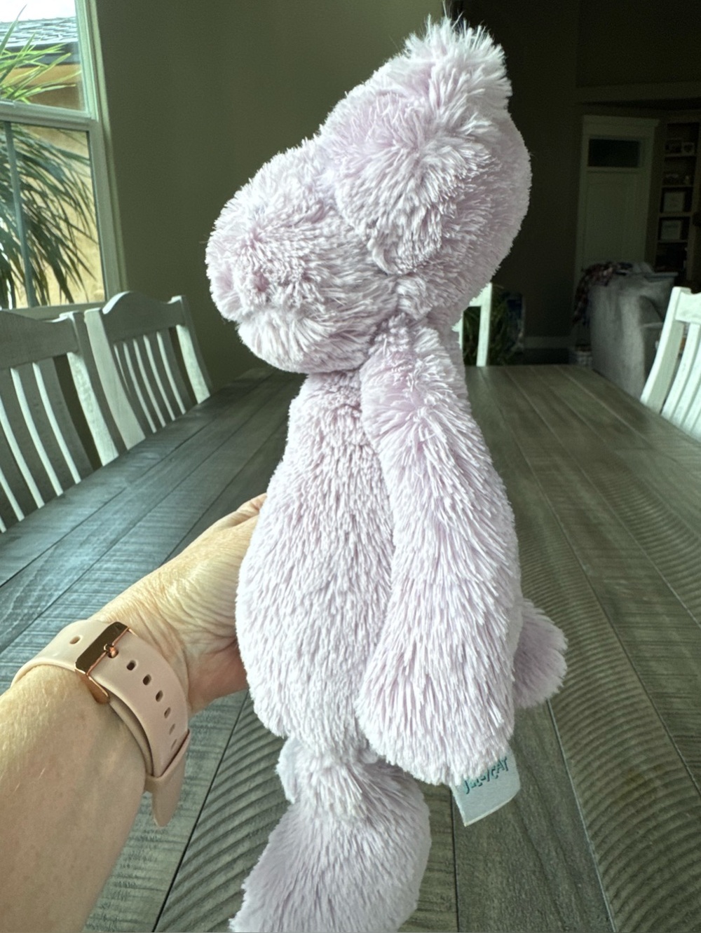 Jellycat Bashful Lilac Hippo 12” Plush Toy - Picture 10 of 12